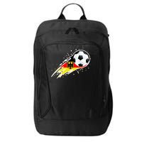 Germany Soccer Insignia Brush Strokes City Backpack