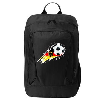 Germany Soccer Insignia Brush Strokes City Backpack