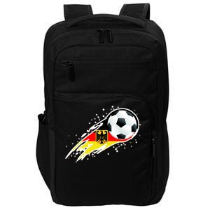 Germany Soccer Insignia Brush Strokes Impact Tech Backpack