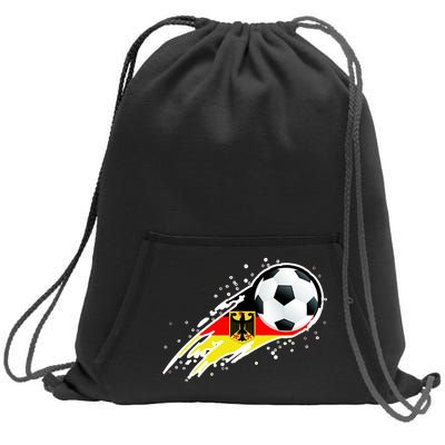 Germany Soccer Insignia Brush Strokes Sweatshirt Cinch Pack Bag