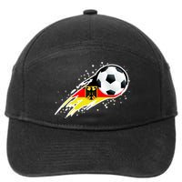 Germany Soccer Insignia Brush Strokes 7-Panel Snapback Hat