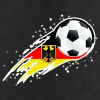 Germany Soccer Insignia Brush Strokes Adult Drive Performance Visor