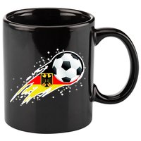 Germany Soccer Insignia Brush Strokes 11oz C Handle Ceramic Mug