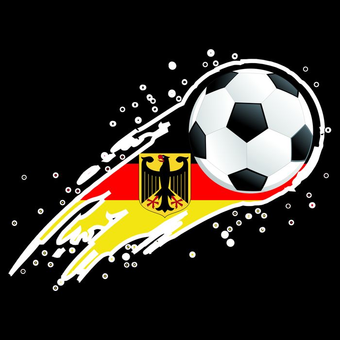 Germany Soccer Insignia Brush Strokes 16 in Basic Backpack