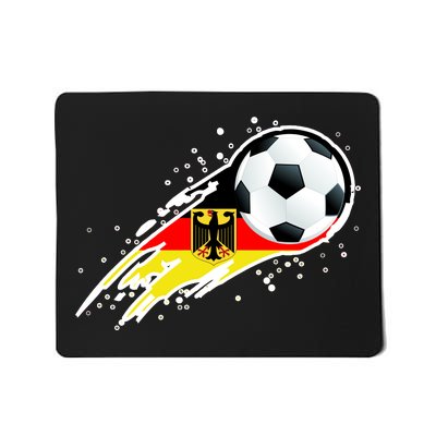 Germany Soccer Insignia Brush Strokes Mousepad