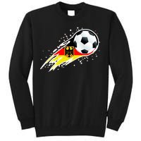 Germany Soccer Insignia Brush Strokes Tall Sweatshirt