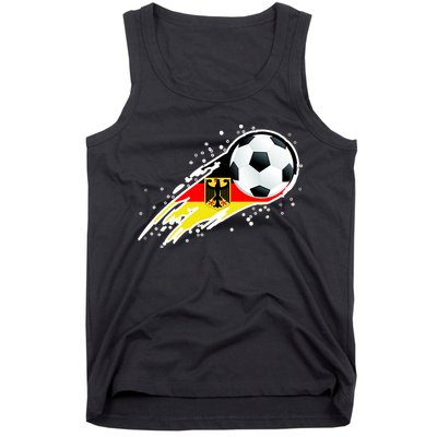 Germany Soccer Insignia Brush Strokes Tank Top