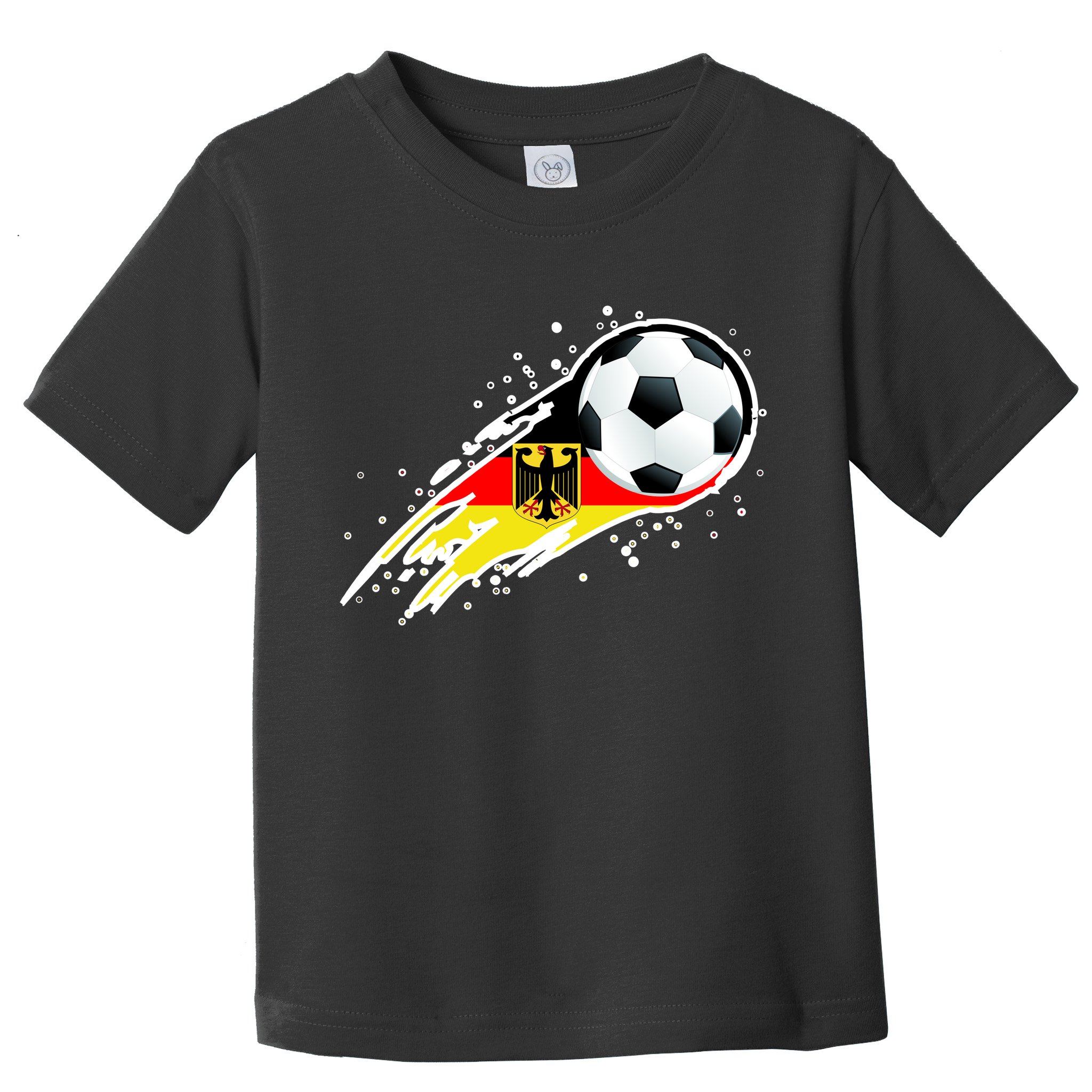 Germany Soccer Insignia Brush Strokes Toddler T-Shirt