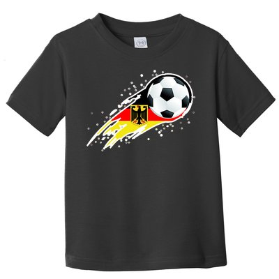 Germany Soccer Insignia Brush Strokes Toddler T-Shirt