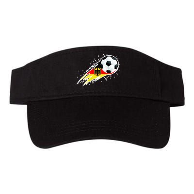 Germany Soccer Insignia Brush Strokes Visor