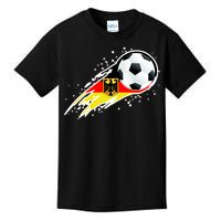 Germany Soccer Insignia Brush Strokes Kids T-Shirt