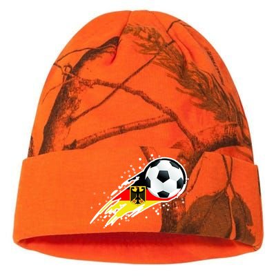 Germany Soccer Insignia Brush Strokes Kati Licensed 12" Camo Beanie