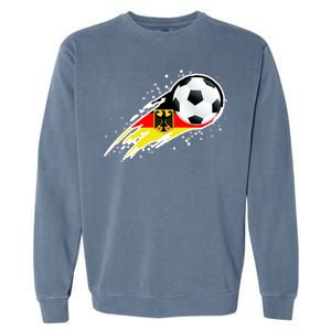 Germany Soccer Insignia Brush Strokes Garment-Dyed Sweatshirt