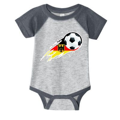 Germany Soccer Insignia Brush Strokes Infant Baby Jersey Bodysuit