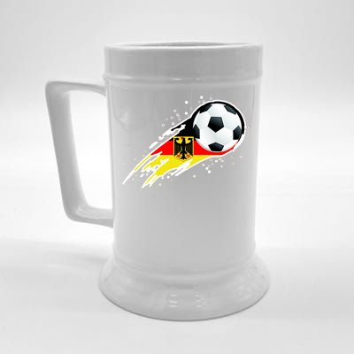 Germany Soccer Insignia Brush Strokes Beer Stein