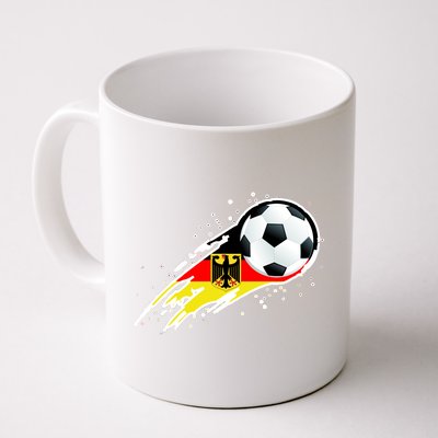 Germany Soccer Insignia Brush Strokes Coffee Mug