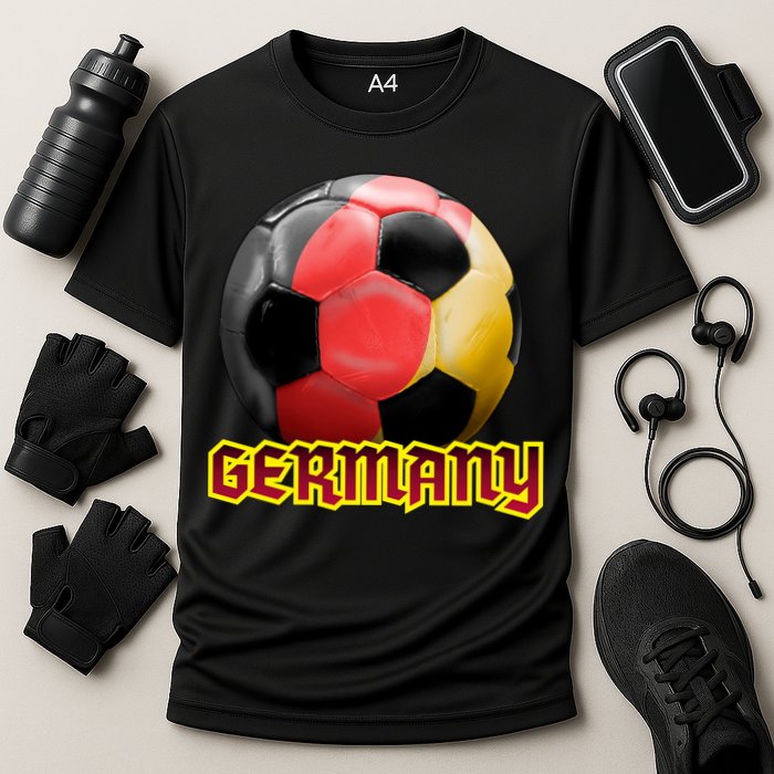 Germany Soccer Logo Cooling Performance Crew T-Shirt