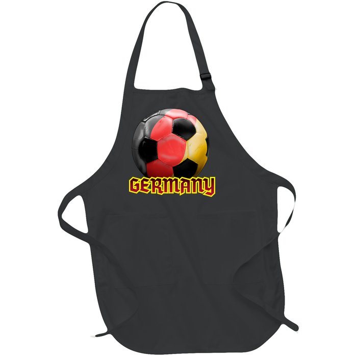 Germany Soccer Logo Full-Length Apron With Pockets