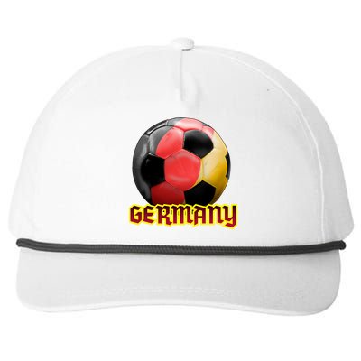 Germany Soccer Logo Snapback Five-Panel Rope Hat