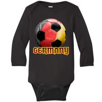 Germany Soccer Logo Baby Long Sleeve Bodysuit