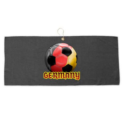 Germany Soccer Logo Large Microfiber Waffle Golf Towel