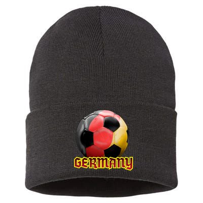 Germany Soccer Logo Sustainable Knit Beanie