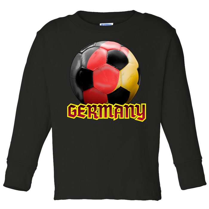 Germany Soccer Logo Toddler Long Sleeve Shirt