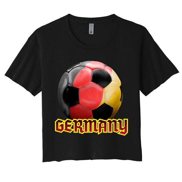 Germany Soccer Logo Crop Top