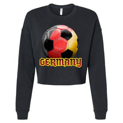 Germany Soccer Logo Cropped Pullover Crew