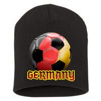 Germany Soccer Logo Short Acrylic Beanie