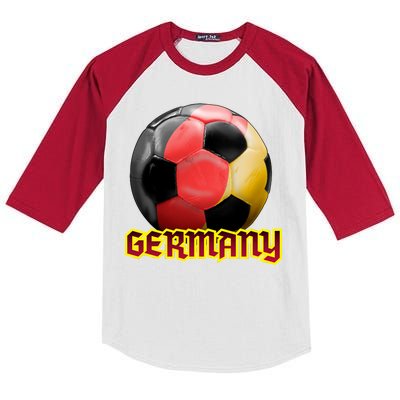 Germany Soccer Logo Kids Colorblock Raglan Jersey