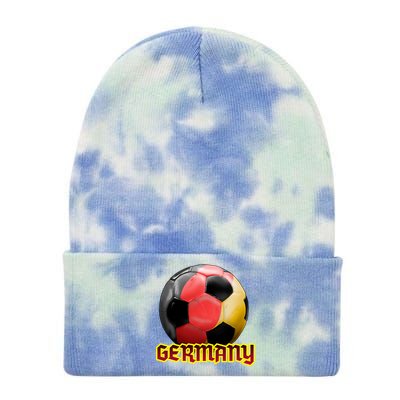 Germany Soccer Logo Tie Dye 12in Knit Beanie