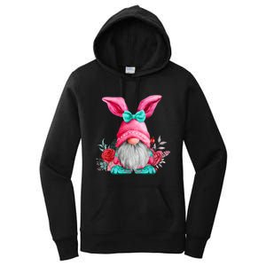 Gnome Easter Spring Gnomes Egg Hunting Women's Pullover Hoodie