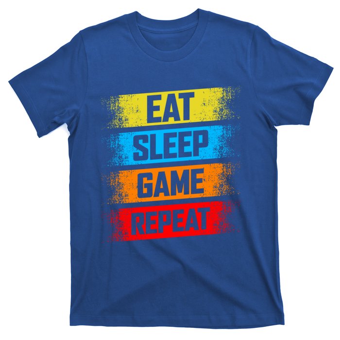 Gaming Eat Sleep Game Repeat Teen Adults Gift T-Shirt