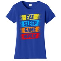 Gaming Eat Sleep Game Repeat Teen Adults Gift Women's T-Shirt