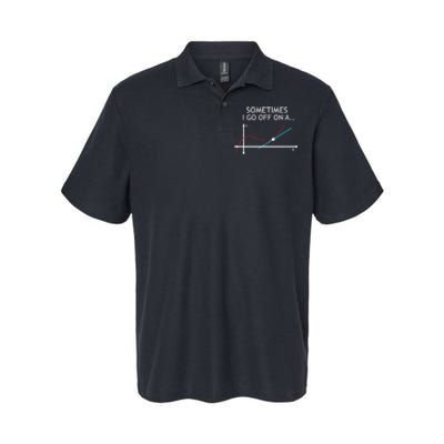 Geek equation study solve Sometimes I go off on a Tangent Softstyle Adult Sport Polo