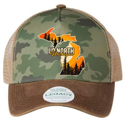 Go Explore State Of Michigan Apparel Up North Hiking Legacy Tie Dye Trucker Hat