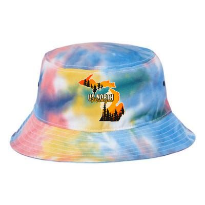 Go Explore State Of Michigan Apparel Up North Hiking Tie Dye Newport Bucket Hat