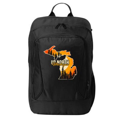 Go Explore State Of Michigan Apparel Up North Hiking City Backpack