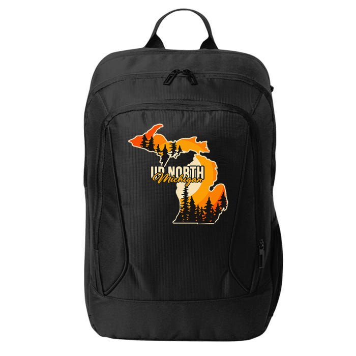 Go Explore State Of Michigan Apparel Up North Hiking City Backpack