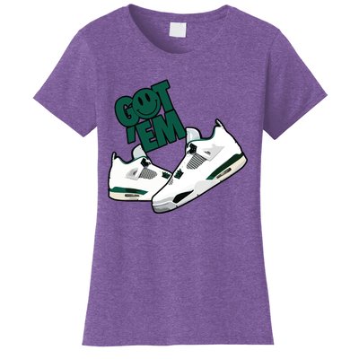 Got Em Smile Matching Oxidized Green 4s Women's T-Shirt