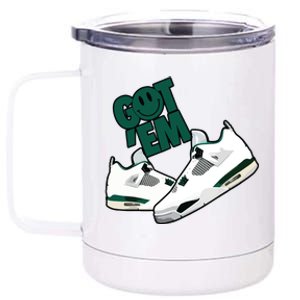 Got Em Smile Matching Oxidized Green 4s 12 oz Stainless Steel Tumbler Cup