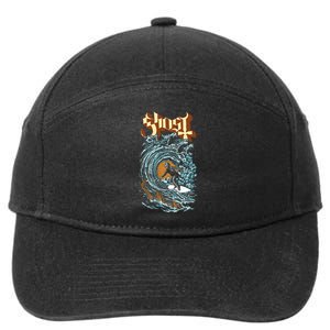 Ghost Evil Surfer 7-Panel Snapback Hat