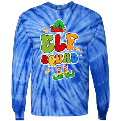 Groovy Elf Squad Tie-Dye Long Sleeve Shirt