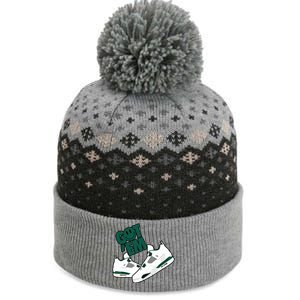 Got Em Smile Matching Oxidized Green 4s The Baniff Cuffed Pom Beanie