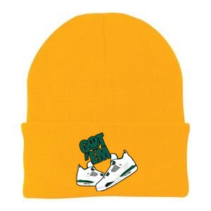 Got Em Smile Matching Oxidized Green 4s Knit Cap Winter Beanie