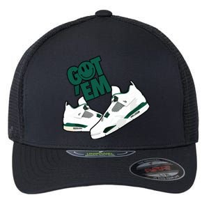 Got Em Smile Matching Oxidized Green 4s Flexfit Unipanel Trucker Cap