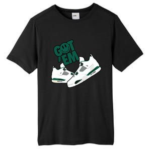 Got Em Smile Matching Oxidized Green 4s Tall Fusion ChromaSoft Performance T-Shirt