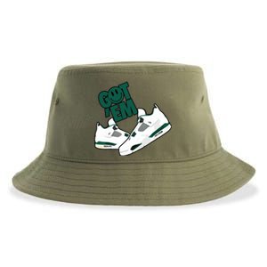 Got Em Smile Matching Oxidized Green 4s Sustainable Bucket Hat