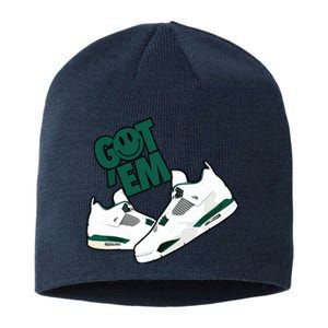 Got Em Smile Matching Oxidized Green 4s Sustainable Beanie